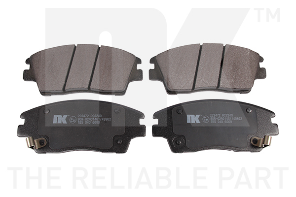 NK Bremseklodser 223472 for HYUNDAI KIA