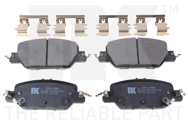 NK Bremseklodser 222654 for HONDA