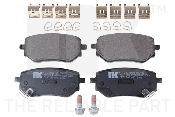 NK Bremseklodser 2233100 for MERCEDES-BENZ