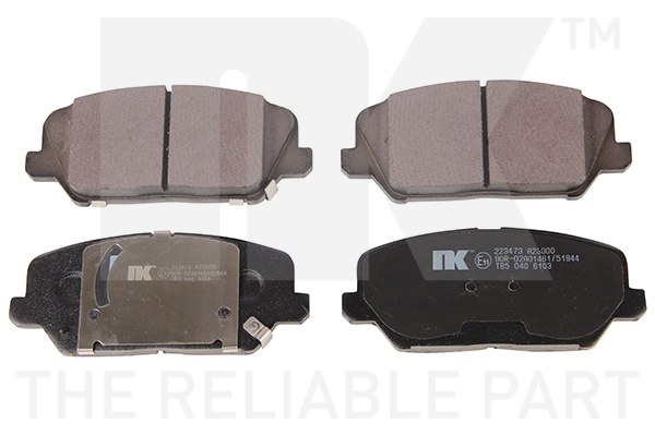 NK Bremseklodser 223473 for KIA