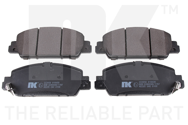NK Bremseklodser 222656 for HONDA