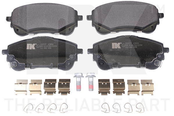 NK Bremseklodser 2245121 for LEXUS TOYOTA