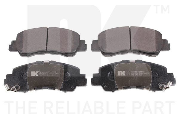 NK Bremseklodser 223037 for MITSUBISHI