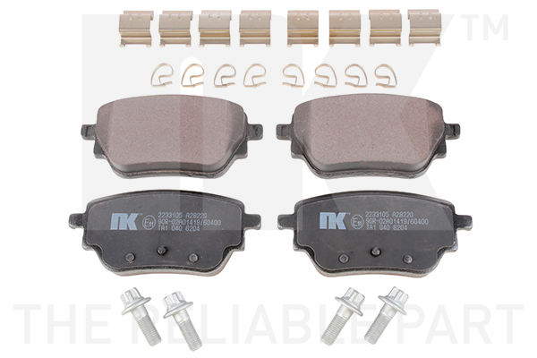 NK Bremseklodser 2233105 for MERCEDES-BENZ