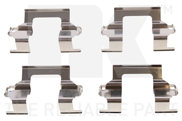 NK Tilbehørssæt, skivebremsebelægning 7914117 for VAUXHALL ISUZU