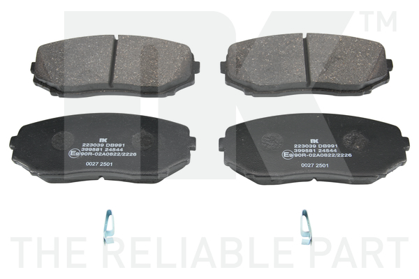 NK Bremseklodser 223039 for MITSUBISHI