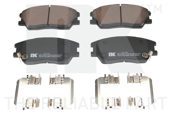 NK Bremseklodser 223538 for KIA