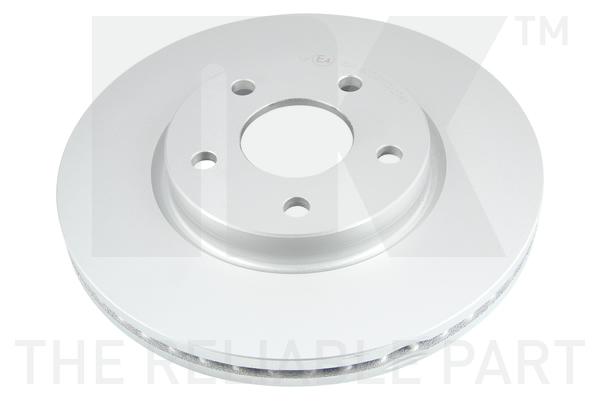 NK Bremseskive 3125126 ventileret 278mm 25mm for FORD