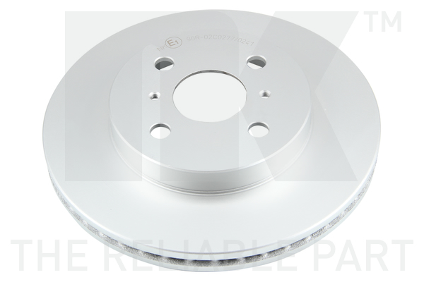 NK Bremseskive 3145193 ventileret 255mm 22mm for TOYOTA