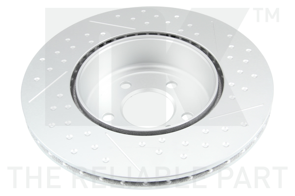 NK Bremseskive 3415134 lukket/perforeret 345mm 24mm for BMW