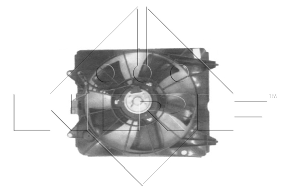 Ventilator, motorkøling, NRF, b.la. til Honda, 12 V