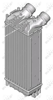 NRF Ladeluftkøler 30281 for PEUGEOT DS