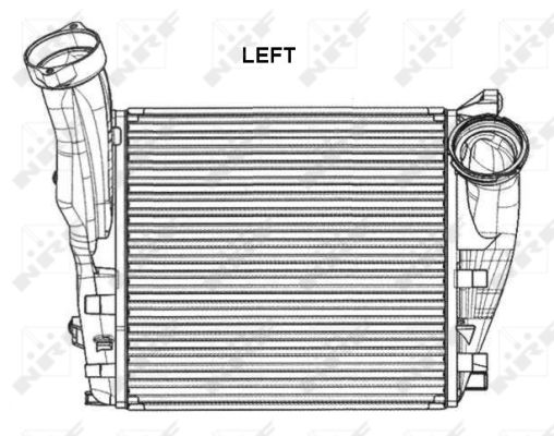 NRF Ladeluftkøler 30286 for VW PORSCHE