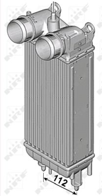 NRF Ladeluftkøler 30282 for PEUGEOT