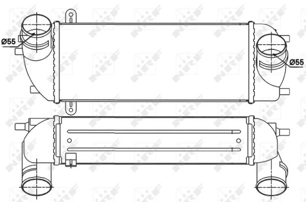 NRF Ladeluftkøler 30338 for HYUNDAI