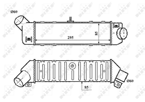 NRF Ladeluftkøler 30413 for VW