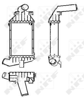 NRF Ladeluftkøler 30426 for OPEL VAUXHALL