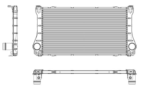 NRF Ladeluftkøler 30786 for TOYOTA