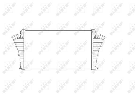 NRF Ladeluftkøler 30855 for OPEL VAUXHALL