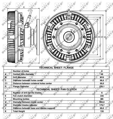 NRF 49016 259mm for MERCEDES-BENZ