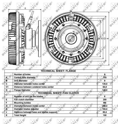 NRF 49023 259mm for DAF