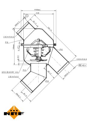 Termostat, kølemiddel NRF 725172