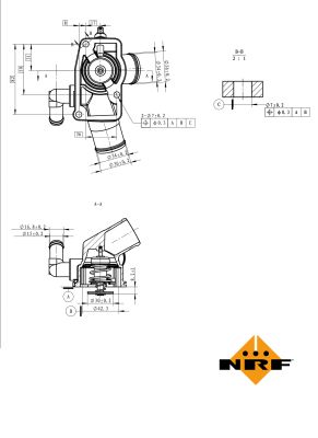 NRF Termostat, kølemiddel 725112 for OPEL VAUXHALL