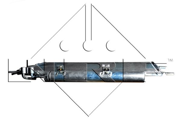 NRF Kondensor, klimaanlæg 35517 for MERCEDES-BENZ