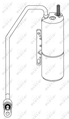NRF Tørrer, klimaanlæg 33289 for VAUXHALL CADILLAC FIAT