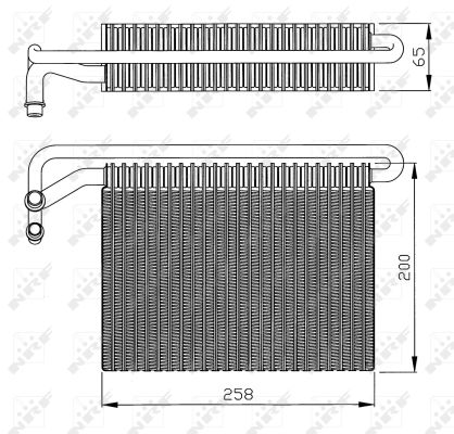 NRF Fordamper, klimaanlæg 36096 for BMW