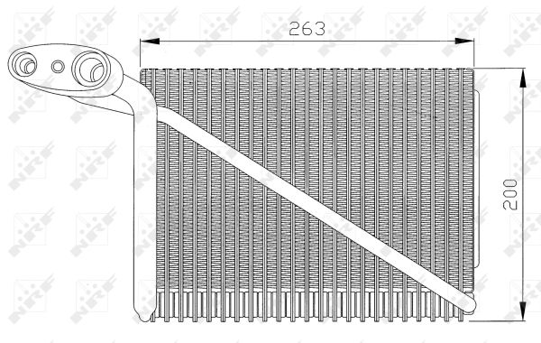 NRF Fordamper, klimaanlæg 36077 for VW