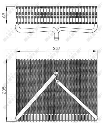 NRF Fordamper, klimaanlæg 36116 for VOLVO