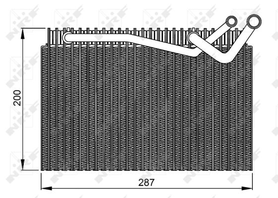 NRF Fordamper, klimaanlæg 36150 for PEUGEOT