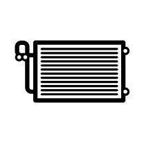 NRF Kondensor, klimaanlæg 30500658 for AUDI