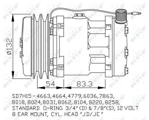 NRF 32238 for VOLVO LOTUS
