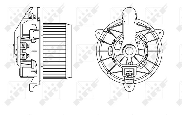 NRF Kabineblæser 34166 for FORD