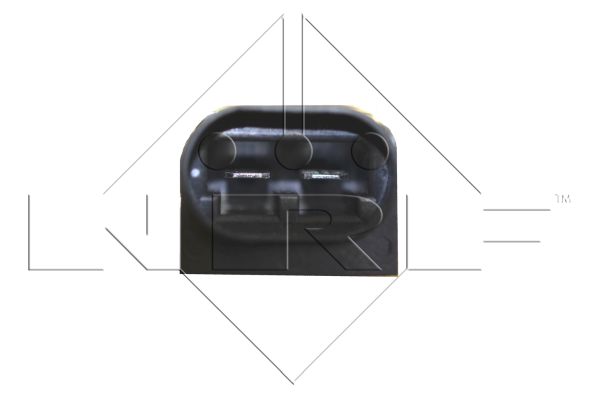 NRF Ventilator, motorkøling 47710 for JAGUAR