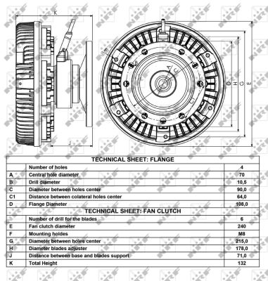 NRF 49001 244mm for MAN