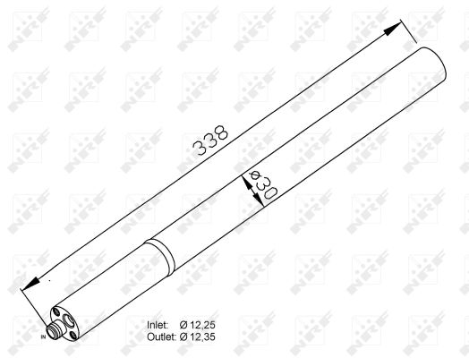 NRF Tørrer, klimaanlæg 33211 for SEAT VW