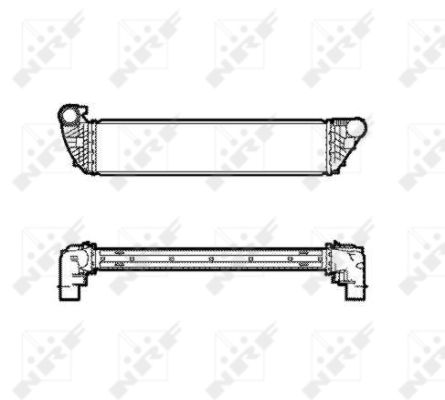 NRF Ladeluftkøler 30859 for RENAULT