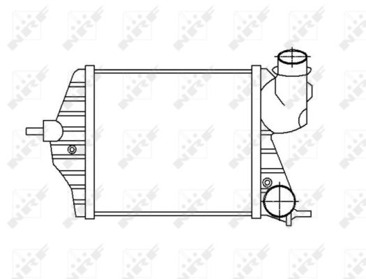 NRF Ladeluftkøler 30872 for LANCIA