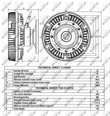NRF 49042 244mm for MAN