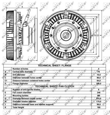 NRF 49019 259mm for MAN