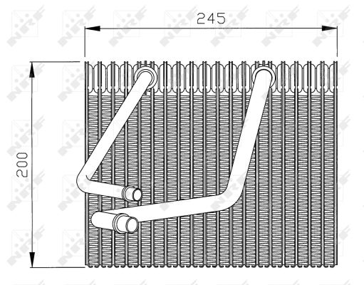 NRF Fordamper, klimaanlæg 36091 for RENAULT