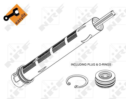 NRF Tørrer, klimaanlæg 33349 for PEUGEOT VAUXHALL RENAULT