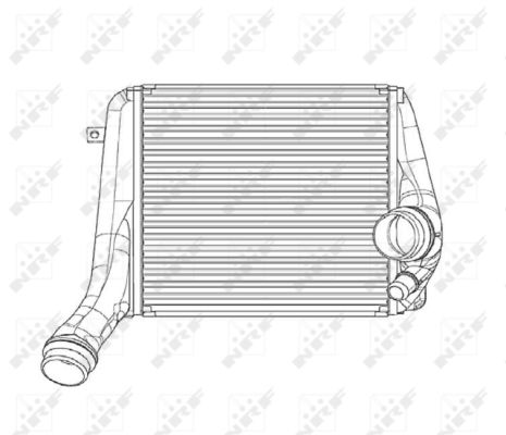 NRF Ladeluftkøler 30185 for PORSCHE