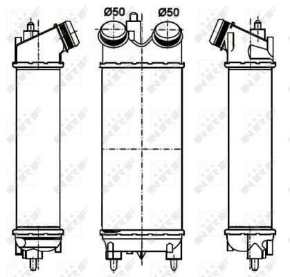 NRF Ladeluftkøler 30274 for FORD