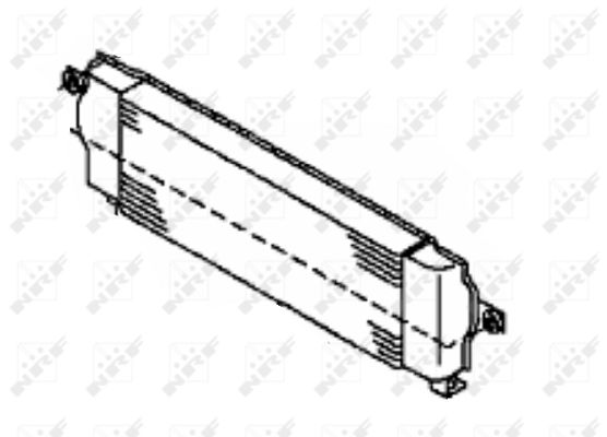 NRF Ladeluftkøler 30363 for NISSAN