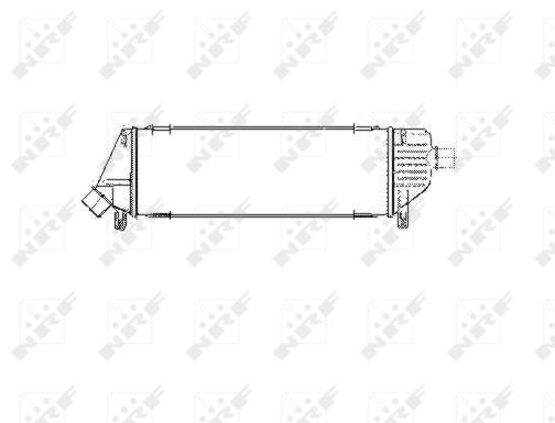 NRF Ladeluftkøler 30852 for NISSAN