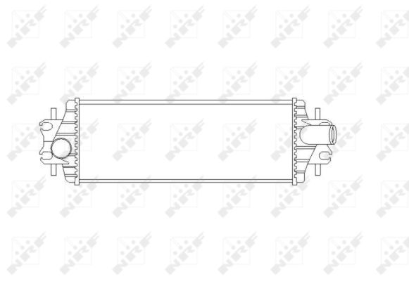NRF Ladeluftkøler 30876 for OPEL VAUXHALL NISSAN RENAULT
